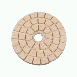 (image for) Diamond flexible polishing pad final buff - 3 " white