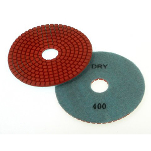 (image for) Diamond flexible polishing pad dry - 5" 400#