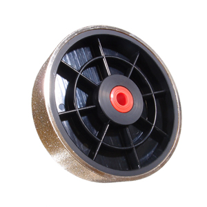 (image for) Diamond coated grinding wheel plastic core - 6" X 1-1/2" 120#