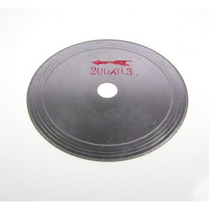 (image for) Diamond rim coated cutting blade - 8" x 0.3mm - Click Image to Close