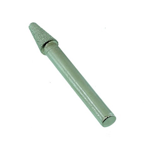 (image for) Diamond vacuum brazed point cone with flat end 8mm - Click Image to Close