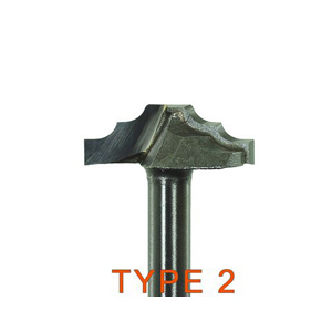(image for) Woodworking lace TCT cutter Type 2 - 1/4"x25mm