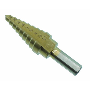 (image for) HSS TiN coated step drill 1/4"~3/4"