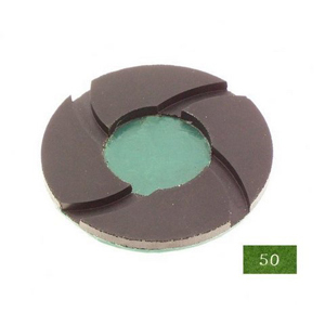 Diamond flexible polishing pad 6mm thickness wet - 4" 50#