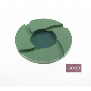 (image for) Diamond flexible polishing pad 6mm thickness wet - 4" 3000#
