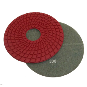 Diamond flexible polishing pad wet - 7" 500#