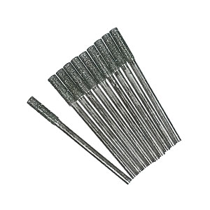 (image for) Diamond coated drill bits 10 pcs - 3x12x2.35mm