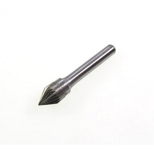 (image for) Carbide burr 60 degree taper - 10x8mm