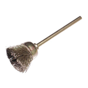 Steel wire cup brush 15x2.35mm