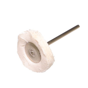 (image for) Cotton white cloth wheel 25x2.35mm