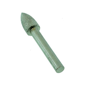 (image for) Diamond vacuum brazed point arc with pointed top 10mm