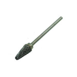 Carbide burr cone with round head 6x2.35mm