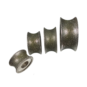 (image for) Diamond coated shpere grinding wheel 35x15mm 80#