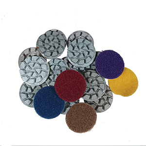 (image for) Diamond resin bonded mini grinding pads 13 pcs set 25mm