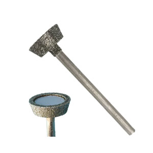 (image for) Diamond coated grinding wheel 75° taper - 25mm 80#